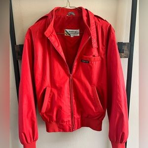 COPY - Vintage Members Only Red Europe Craft Racer Jacket Cafe Bomber Men’s Siz…